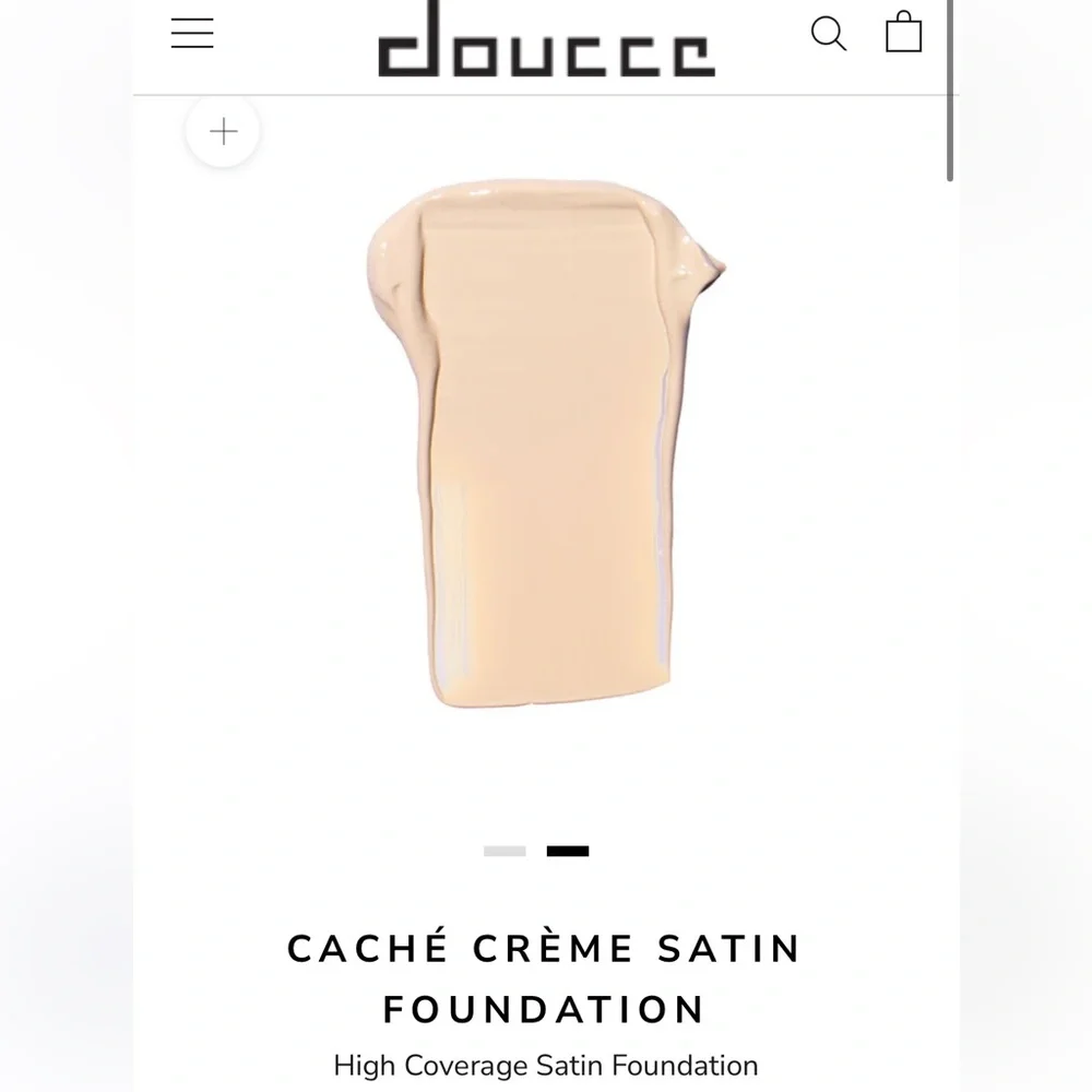 Doucce Cache Crème Satin Foundation - High Coverage NL1 NWT